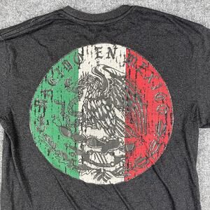 Freedom Ranch T-Shirt Mens Size L Heather Black Minimal Graphic Casual Tee